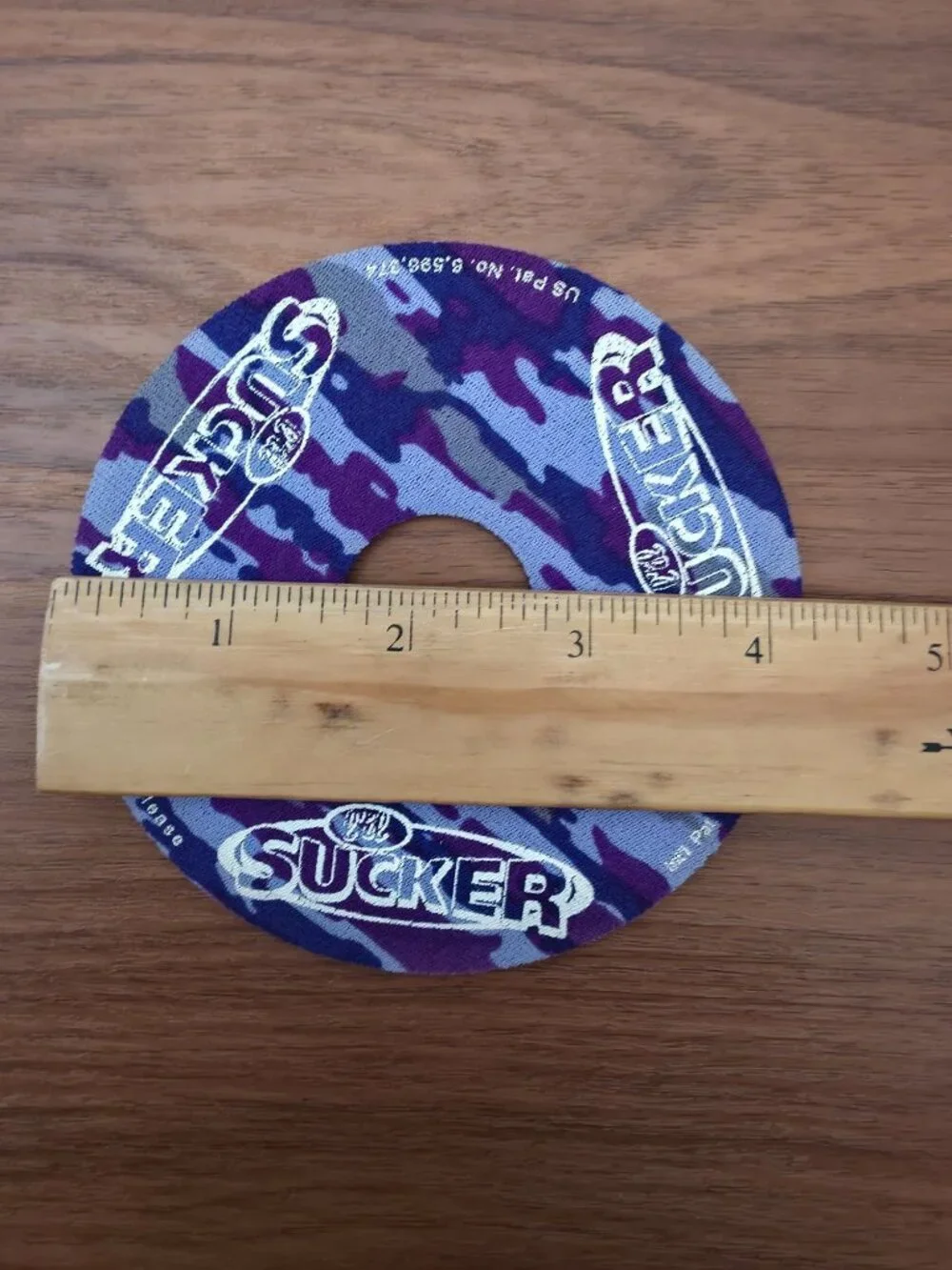 L'il Sucker Set Of 2 Purple Camo Round Drink Holder Coaster Suction 4